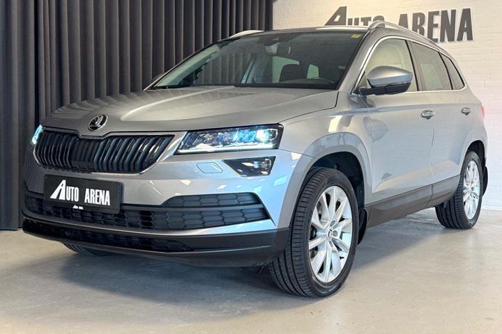 Grå Skoda Karoq fra 2018
