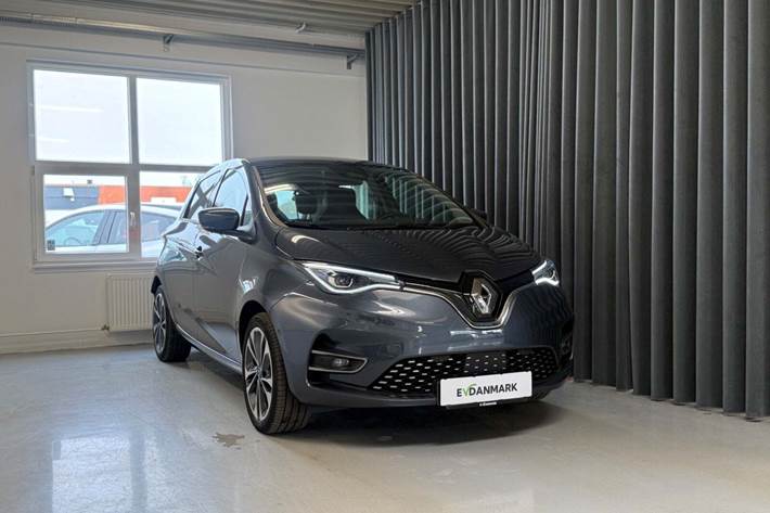 Blå Renault Zoe fra 2021