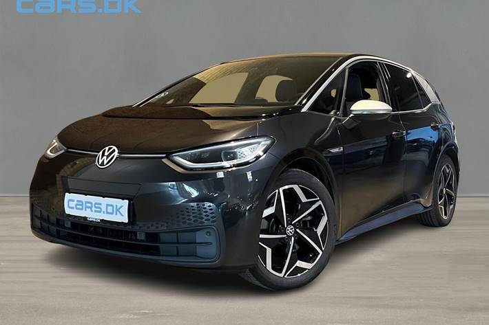 Grå VW ID.3 fra 2020 set udefra