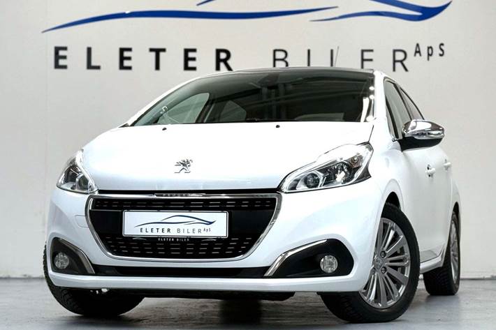 Hvid Peugeot 208 fra 2018