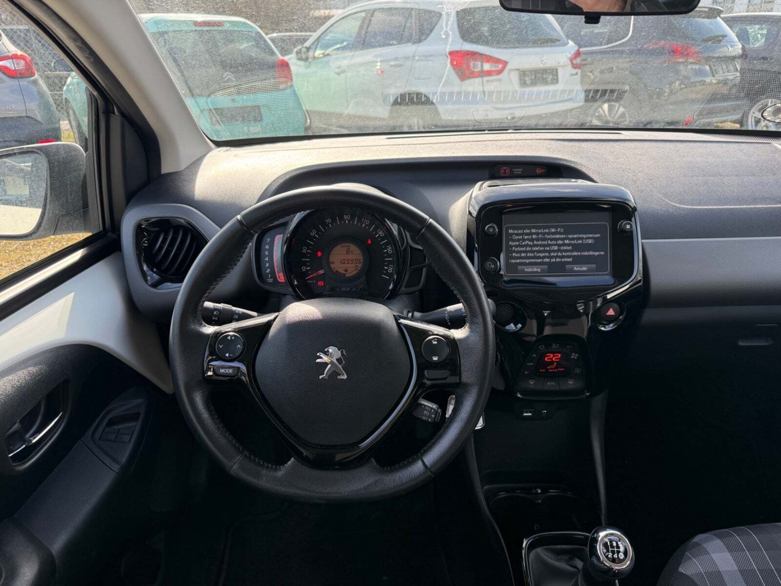 Hvid Peugeot 108 fra 2018