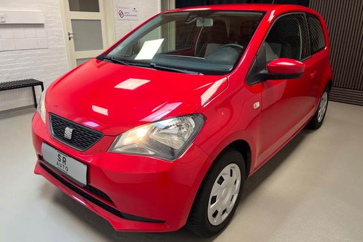 Rød Seat Mii fra 2013