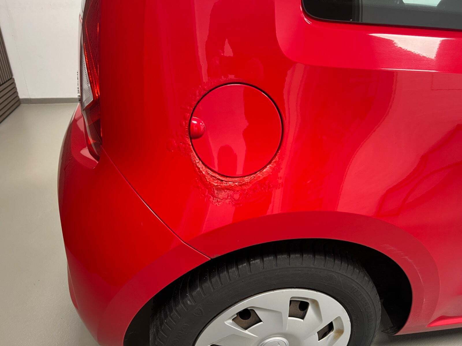 Rød Seat Mii fra 2013