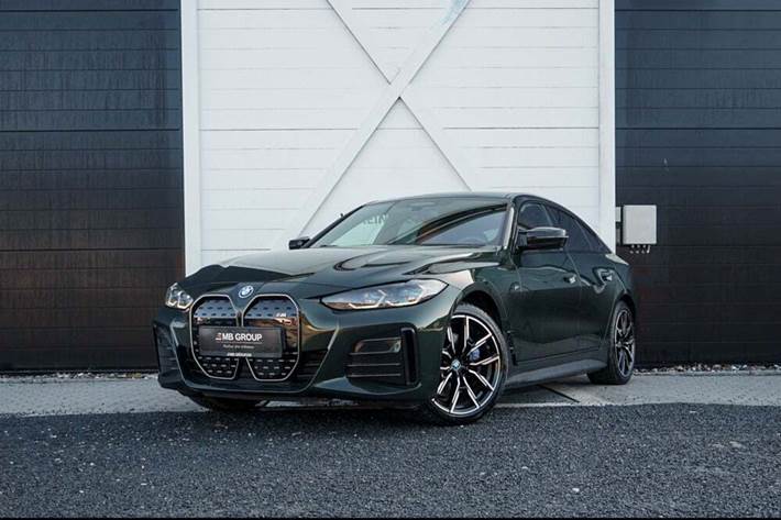 Grøn BMW i4 fra 2021