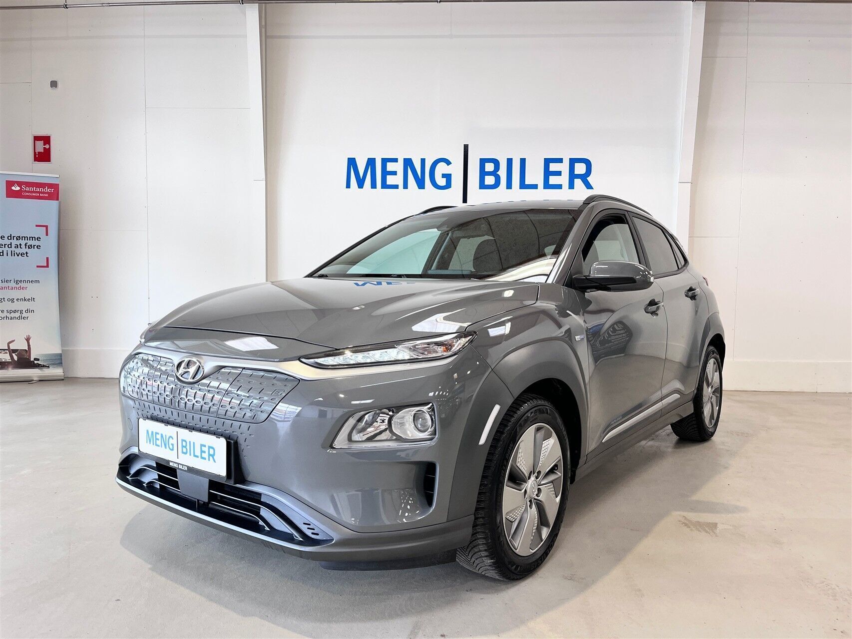 Grå Hyundai Kona fra 2020