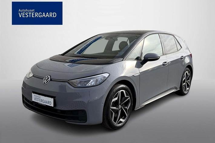 Grå VW ID.3 fra 2022 set udefra