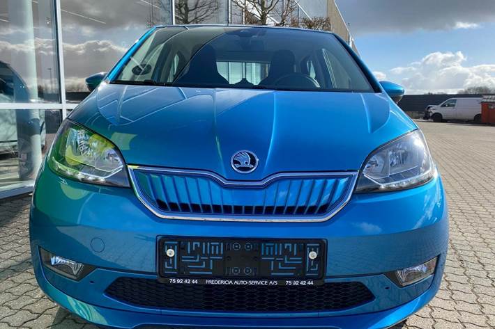 Blå Skoda Citigo-e fra 2020