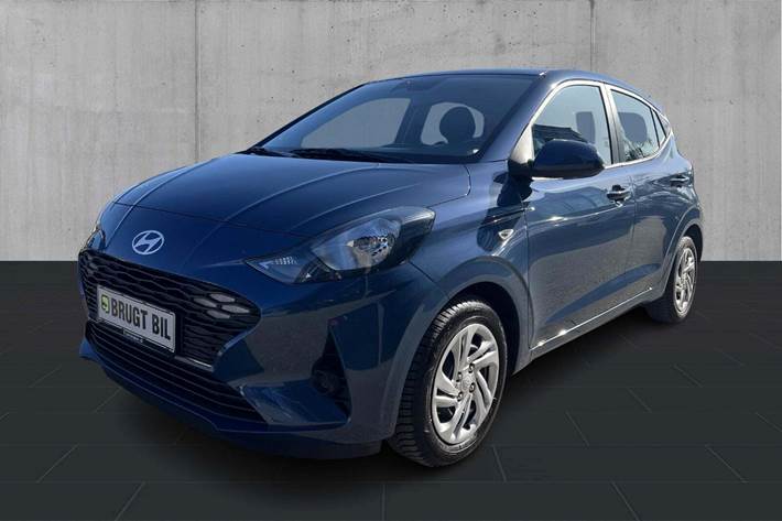 Blå Hyundai i10 fra 2025