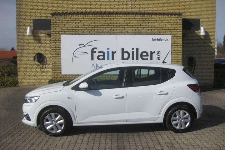 Hvid Dacia Sandero fra 2022