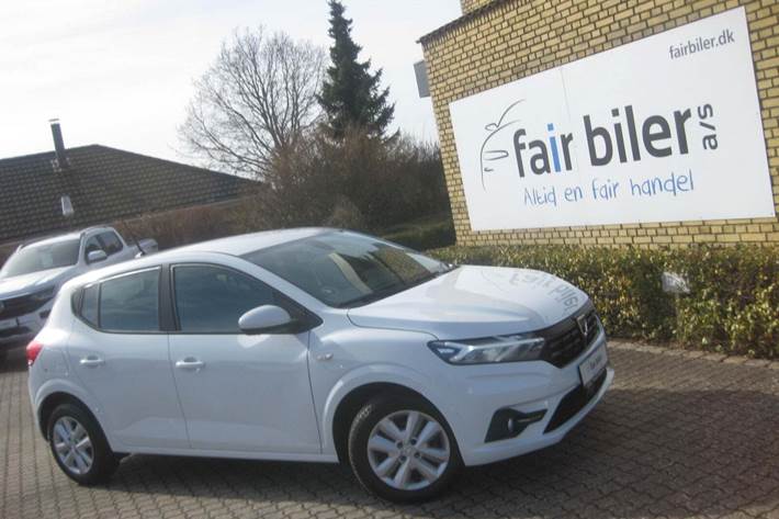 Hvid Dacia Sandero fra 2022