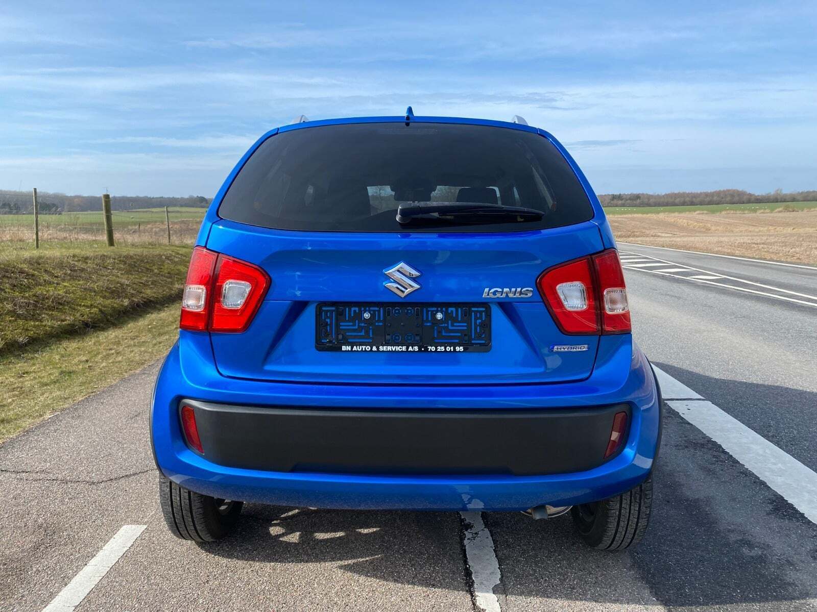 Blå Suzuki Ignis fra 2020