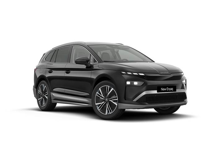 Sort Skoda Enyaq fra 2026
