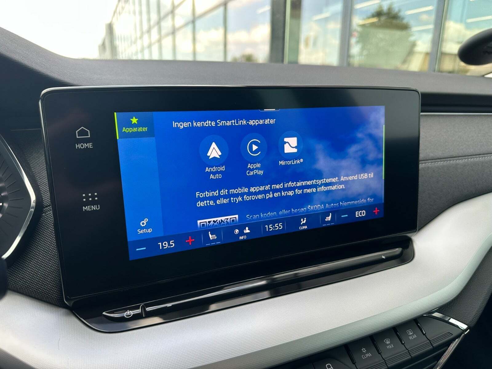 Blå Skoda Octavia fra 2020