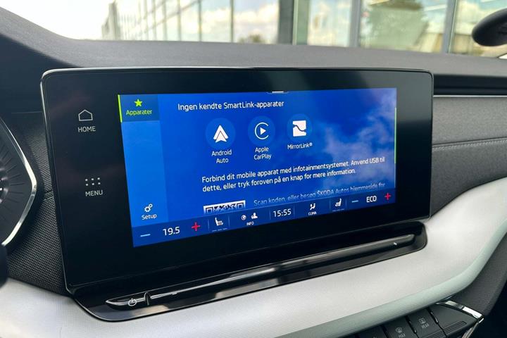 Blå Skoda Octavia fra 2020