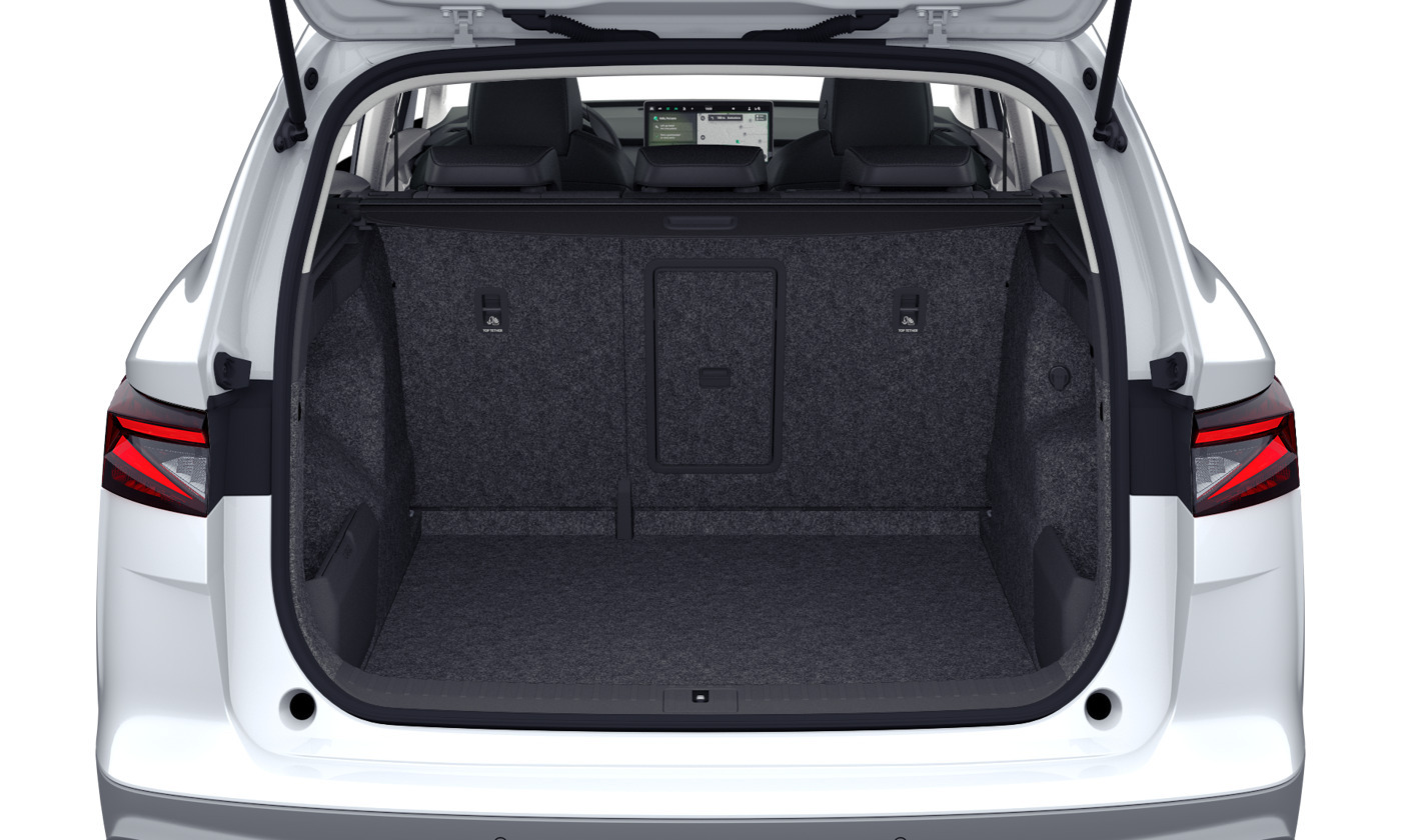 Hvid Skoda Enyaq fra 2026