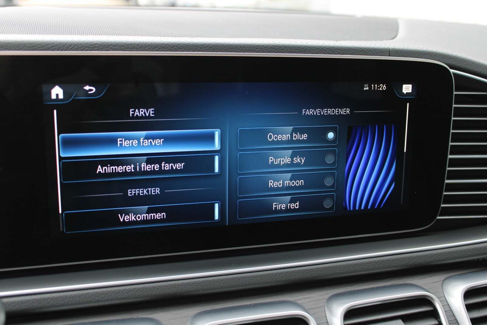 Sort Mercedes GLE350 de fra 2023