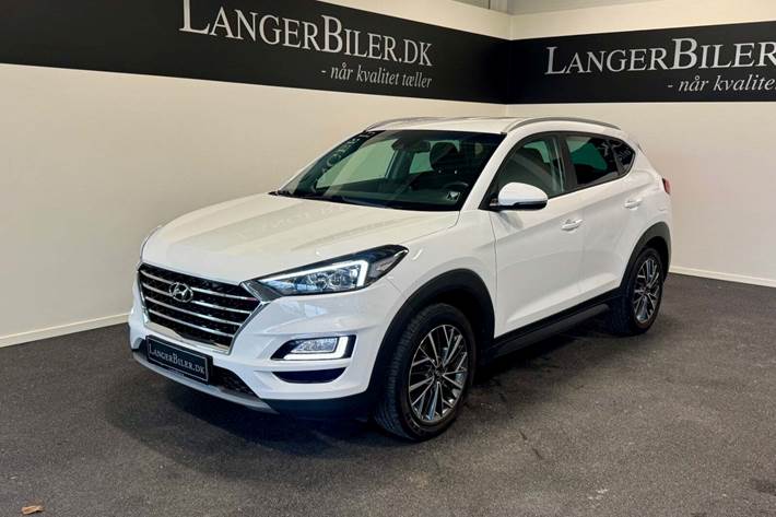 Hvid Hyundai Tucson fra 2018