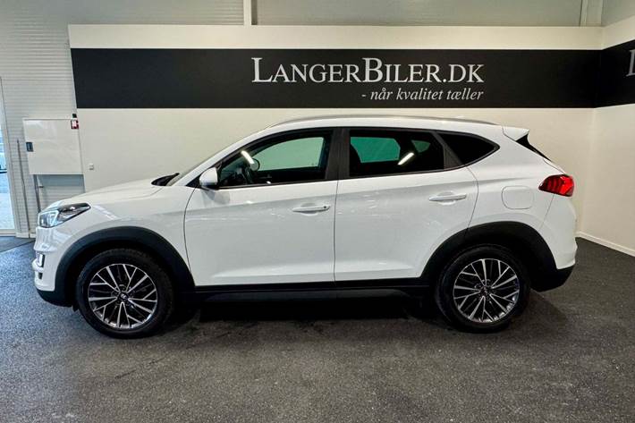 Hvid Hyundai Tucson fra 2018