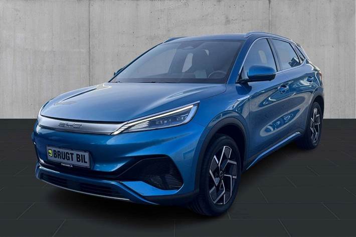 Blå BYD Atto 3 fra 2022 set udefra