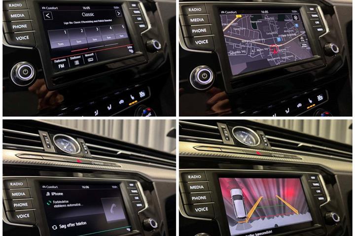 Grå VW Passat fra 2016