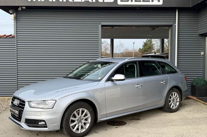 Sølv Audi A4 fra 2015
