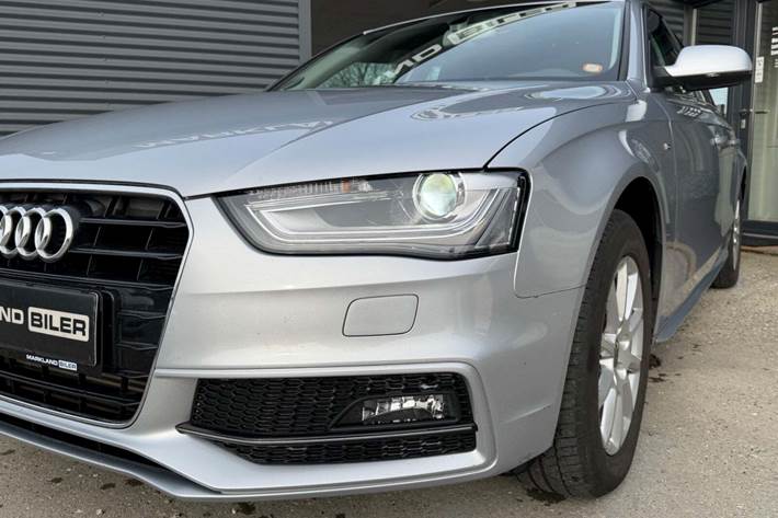 Sølv Audi A4 fra 2015
