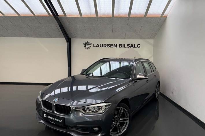 Grå BMW 320d fra 2018