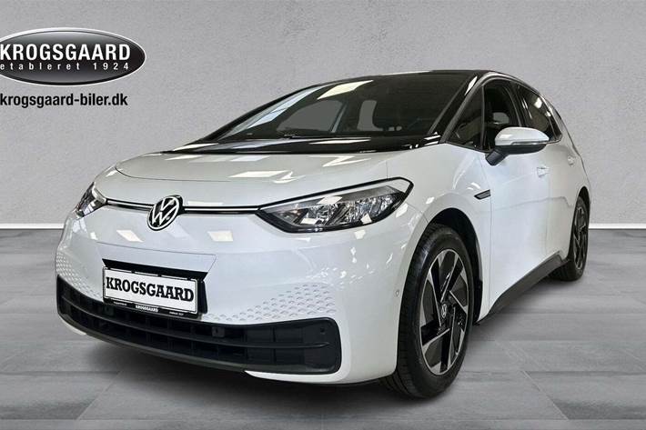 Hvid VW ID.3 fra 2023