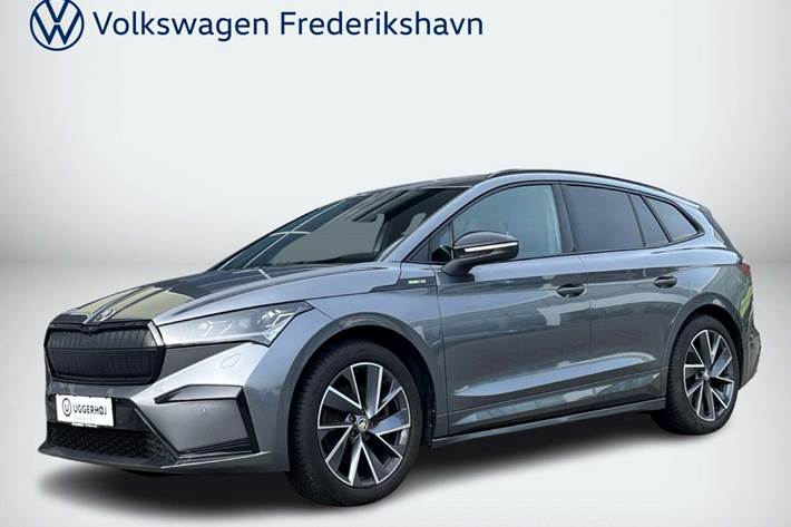 Grå Skoda Enyaq fra 2022