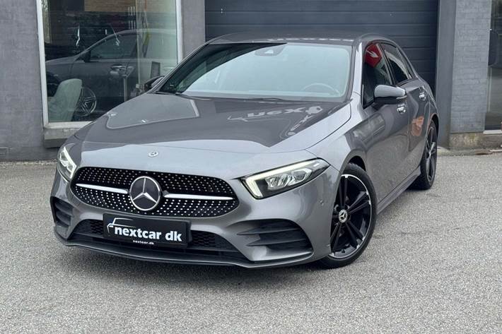 Grå Mercedes A200 fra 2018