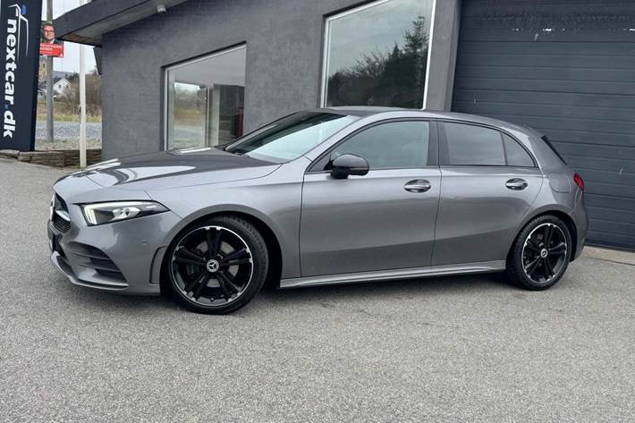 Grå Mercedes A200 fra 2018