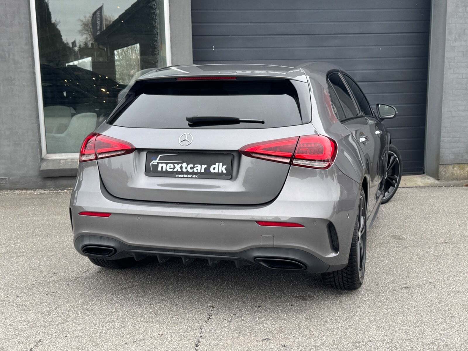 Grå Mercedes A200 fra 2018