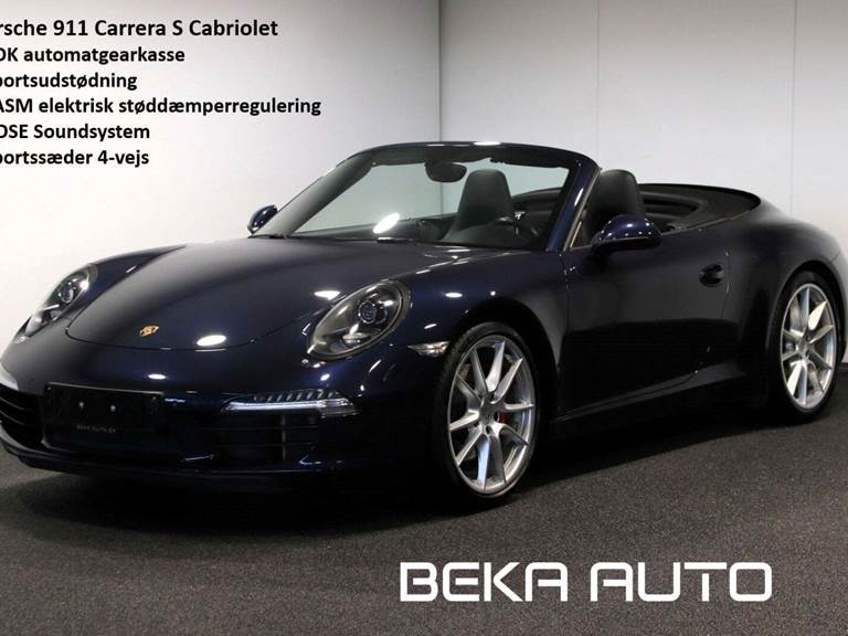 Porsche 911 Carrera S 3,8 Cabriolet PDK