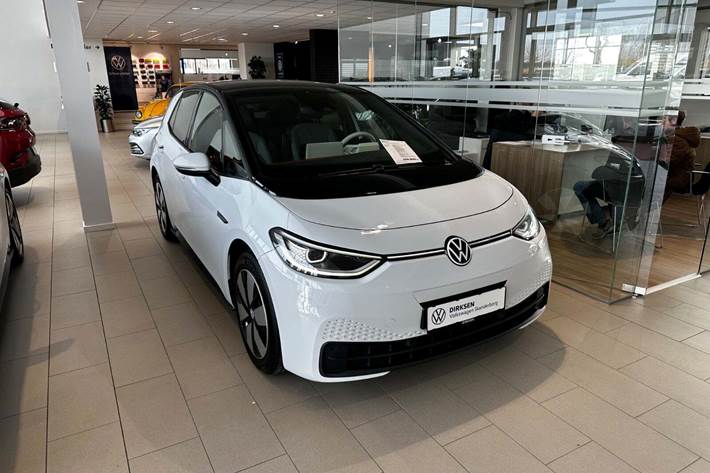 Hvid VW ID.3 fra 2021