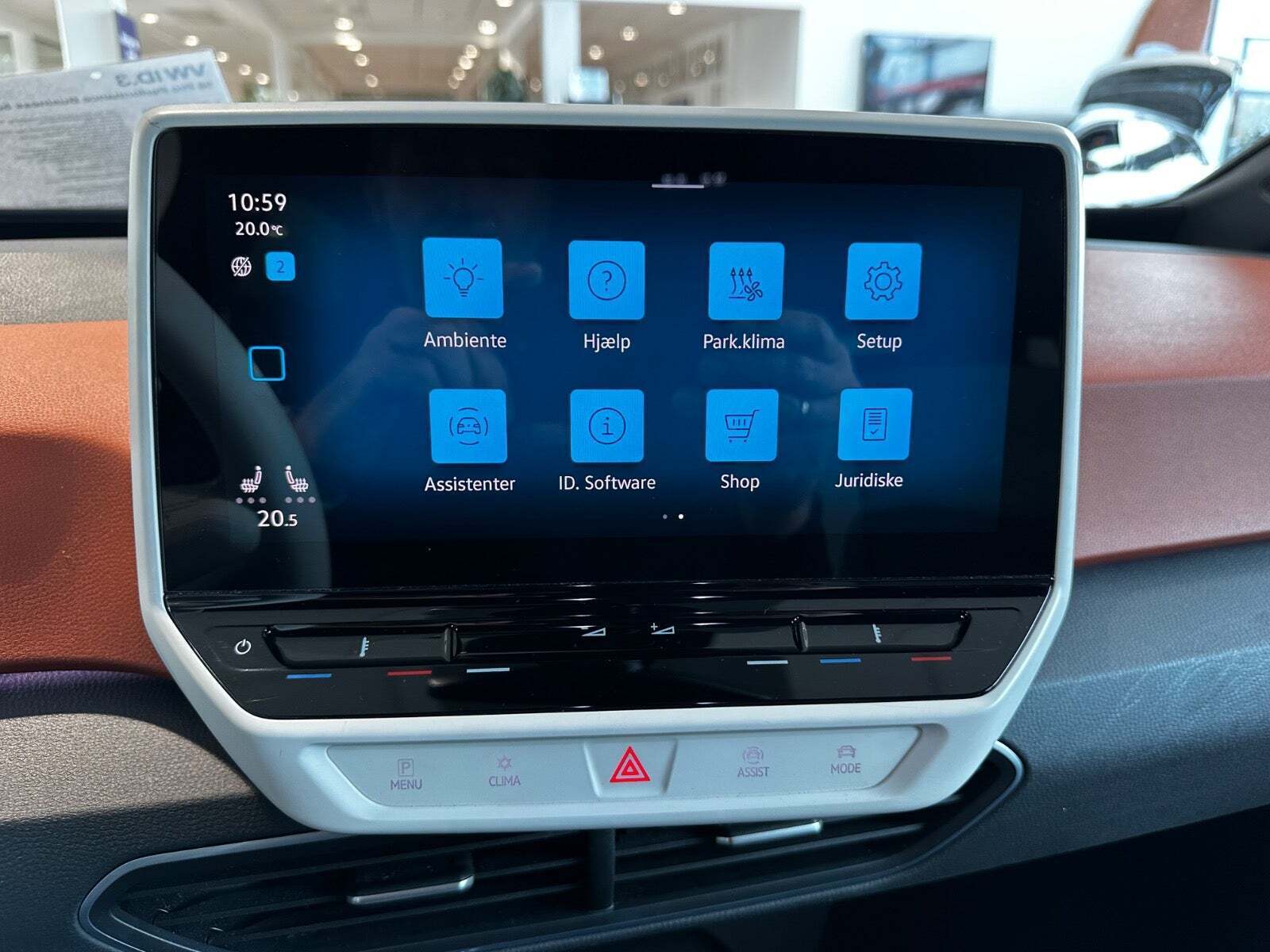 Hvid VW ID.3 fra 2021