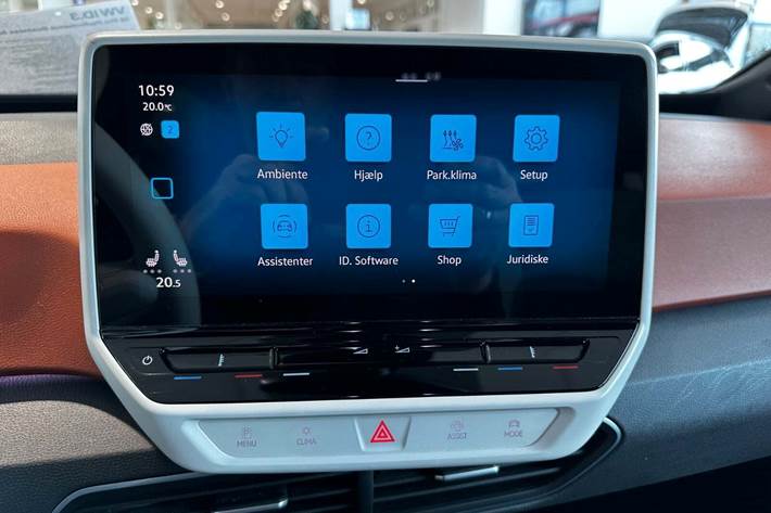 Hvid VW ID.3 fra 2021