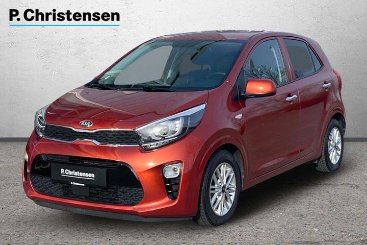 Orange Kia Picanto fra 2021 set udefra