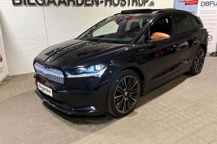 Sort Skoda Enyaq fra 2022