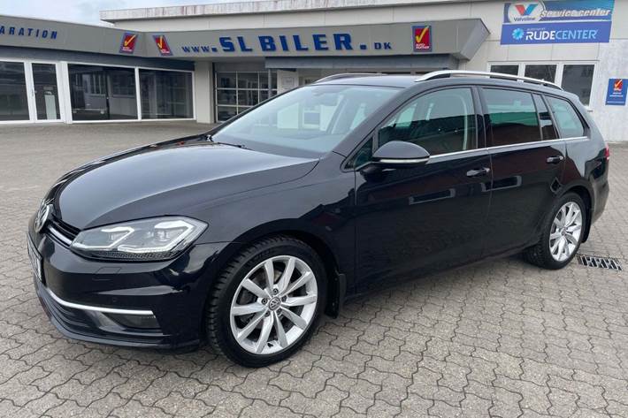 Sort VW Golf VII fra 2020