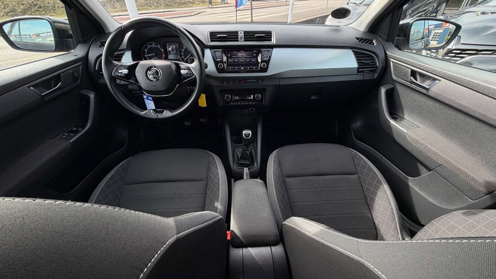 Sort Skoda Fabia fra 2021