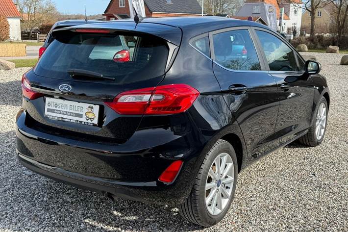 Sort Ford Fiesta fra 2018