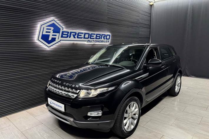 Sort Land Rover Range Rover evoque fra 2014