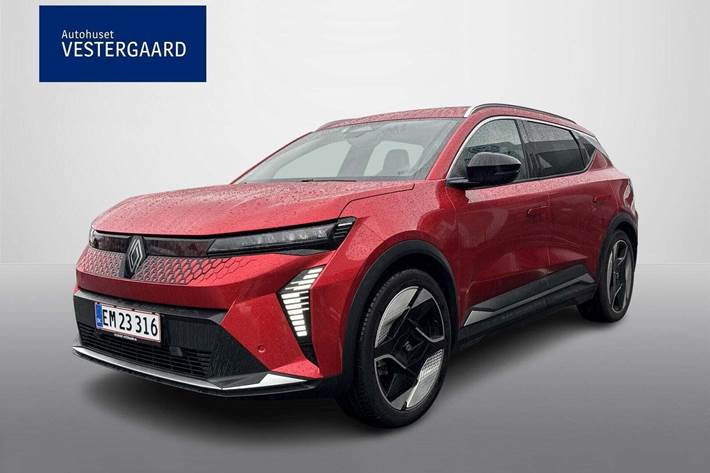 Rød Renault Scenic E-Tech fra 2025