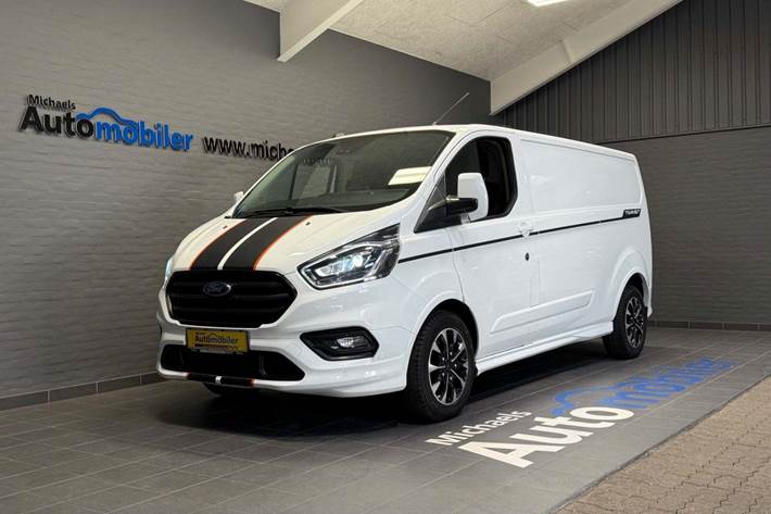 Hvid Ford Transit Custom 320L fra 2021