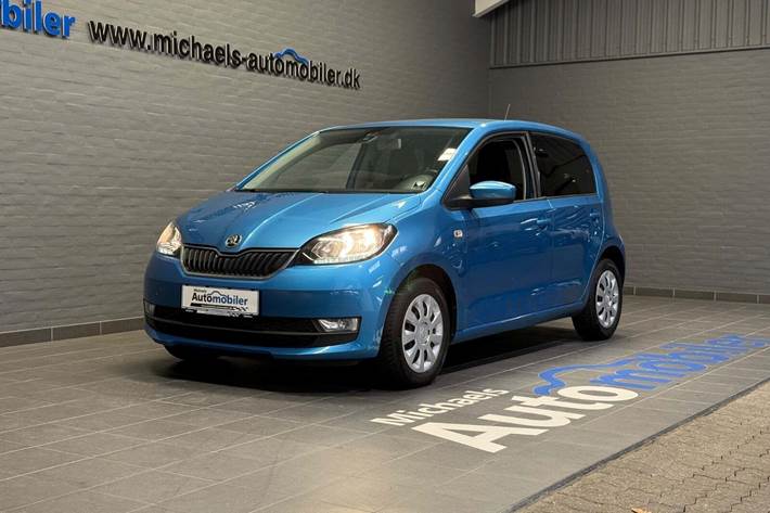 Blå Skoda Citigo fra 2019