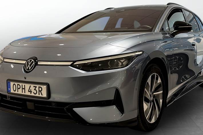 Blå VW ID.7 fra 2025