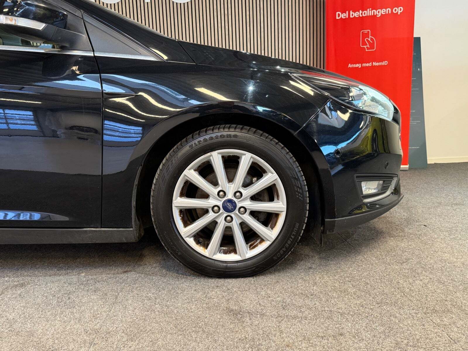Sort Ford Focus fra 2016