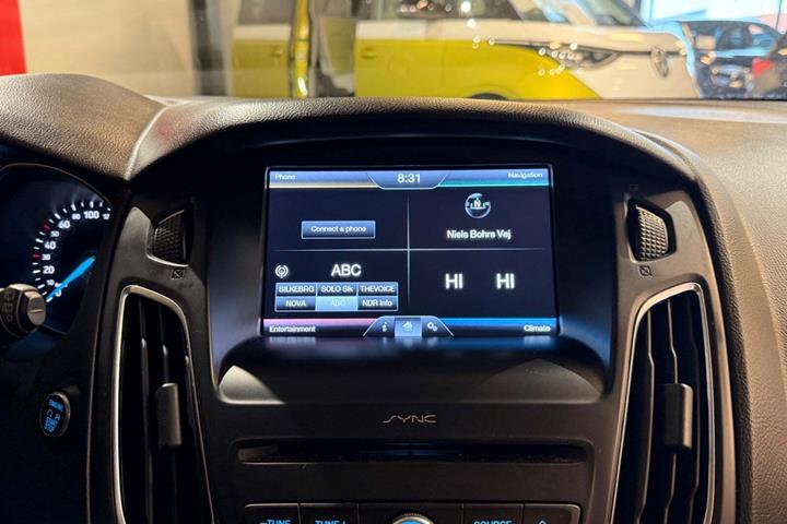 Sort Ford Focus fra 2016