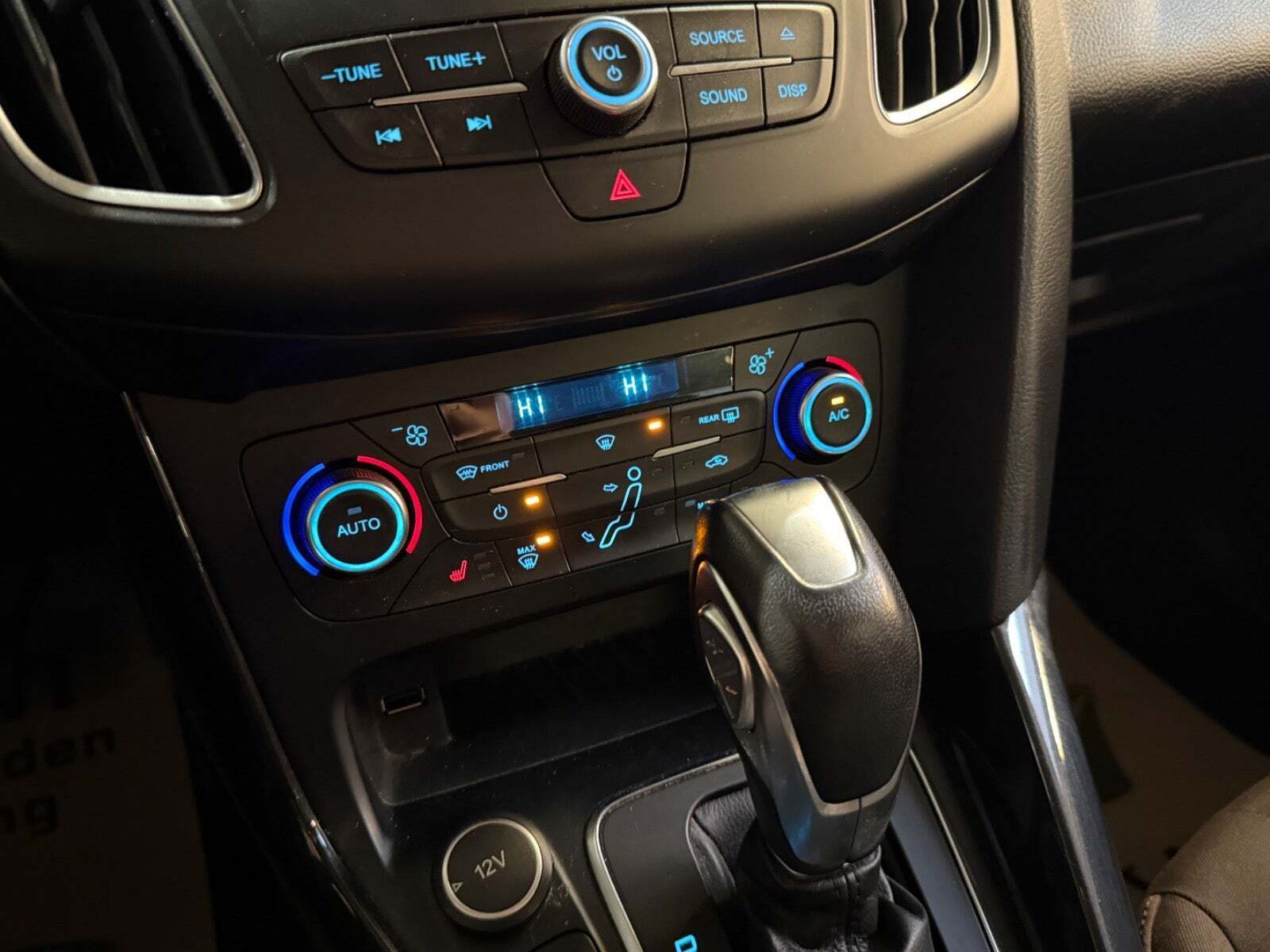 Sort Ford Focus fra 2016