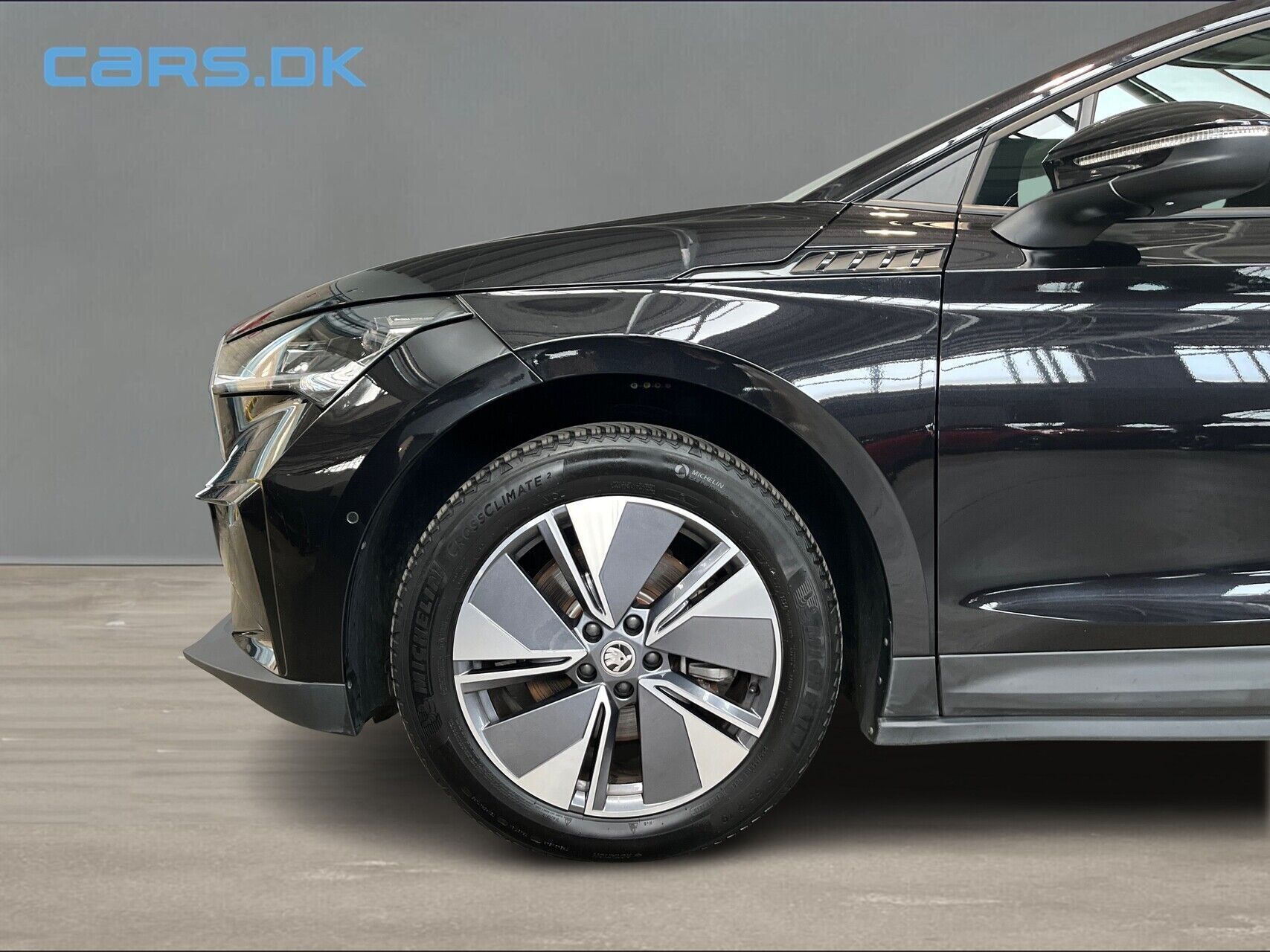 Sort Skoda Enyaq fra 2023